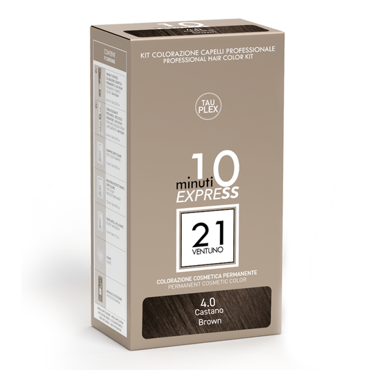 Professional Hair Color Kit - Permanent Cosmetic Color Brown 4.0