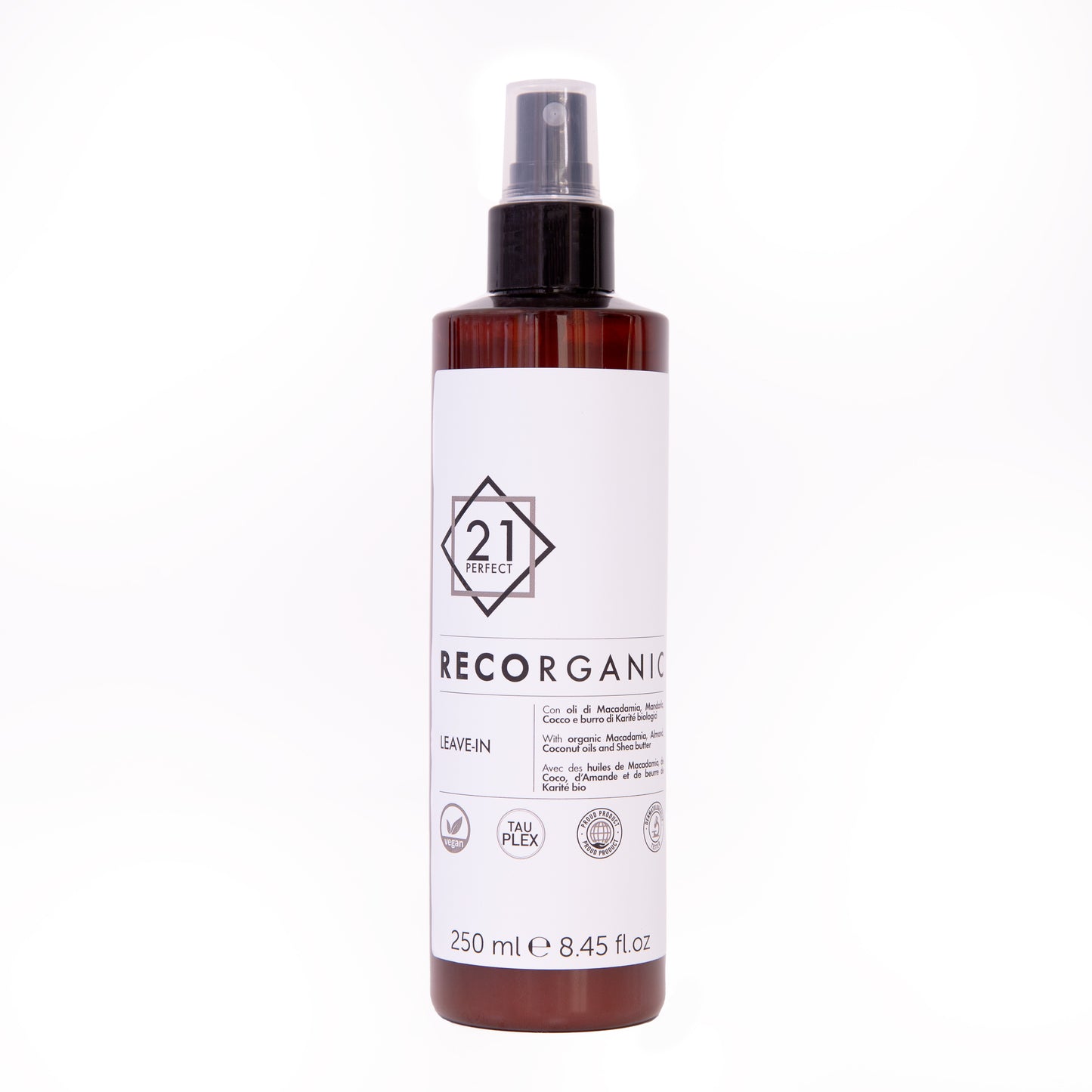 Recorganic Leave-in with organic Macadamia, Almond, Coconut oils and Shea butter - 250 ml