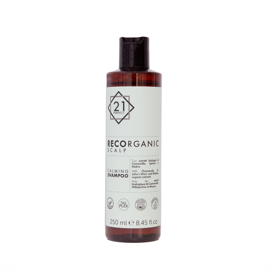 Recorganic Calming Shampoo with Chamomile, St. John’s Wort, and Mallow organic extracts 250 ml