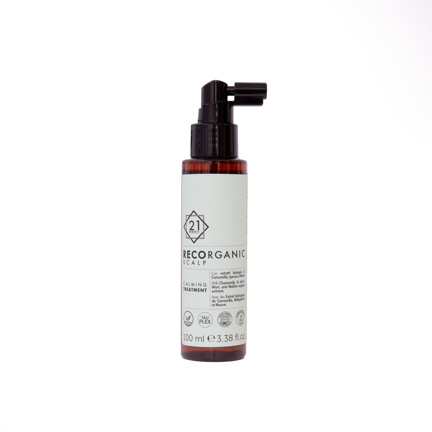 Recorganic Calming Treatment with Chamomile, St. John’s Wort, and Mallow organic extracts 100 ml